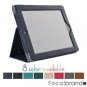 Dark blue magnetic Leather Case with Stand for iPad 2