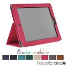 Rosy magnetic Leather Case cover with Stand for iPad 2
