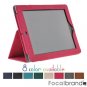 Rosy magnetic Leather Case cover with Stand for iPad 2