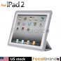 Grey Smart Cover Leather Magnetic Full Case For IPad2