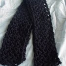 Black Fashion Crochet Scarf