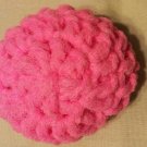 Crocheted Shocking Pink Scrubber