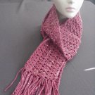 Claret Fleck Tweedle Dee Scarf