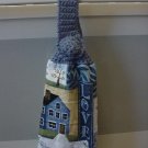 Kitchen Towel Country Blue Blue House