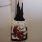 Kitchen Towel Black Two Apples