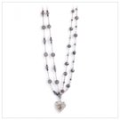Midnight Magic Heart Necklace