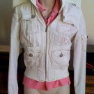 SUGARFLY Off White Cream Jacket Size Small