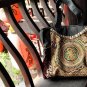 Shoulder bag of embroider Thicken canva