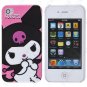 TDMHC27529 Kuromi Glossy Plastic Cover Case for iPhone 4G- FREE SHIPPING