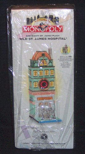 DEPT 56 MONOPOLY OLD ST JAMES HOSPITAL UNSEALED MIB