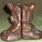 Armor Bronze "The Intruder" Bookends, S. Morani 1915