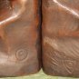 Armor Bronze "The Intruder" Bookends, S. Morani 1915