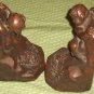 Armor Bronze "The Intruder" Bookends, S. Morani 1915