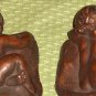 Armor Bronze "The Intruder" Bookends, S. Morani 1915