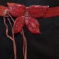 WOMEN LEATHER BUTTERFLY BELT