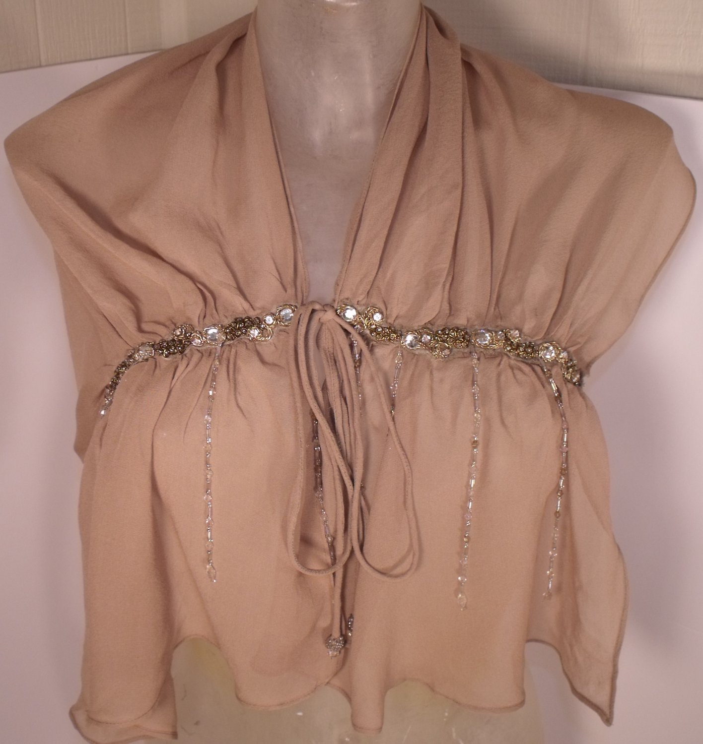 JOOLAY WOMEN SILK CAPLET/SCARF