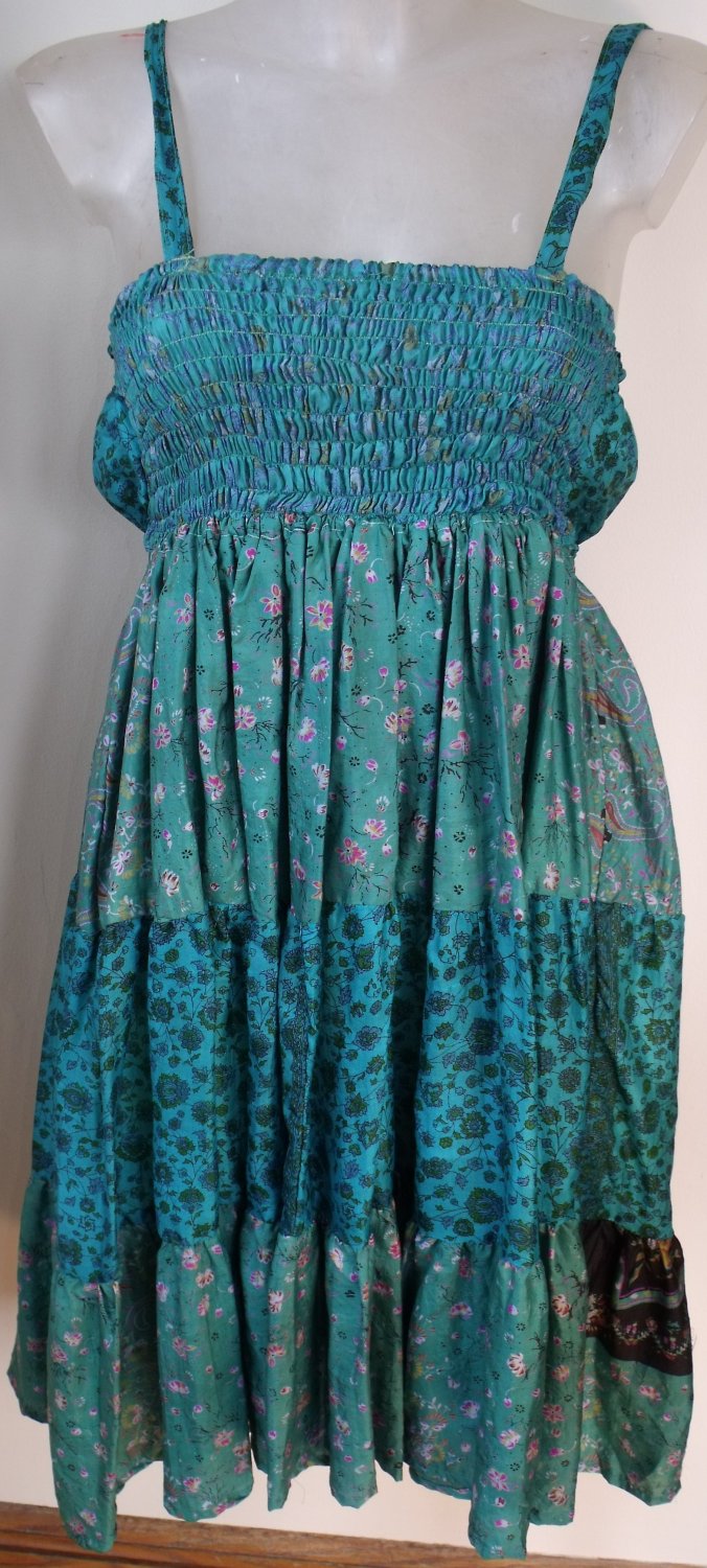 ADVANCE 100% SILK STRAP DRESS