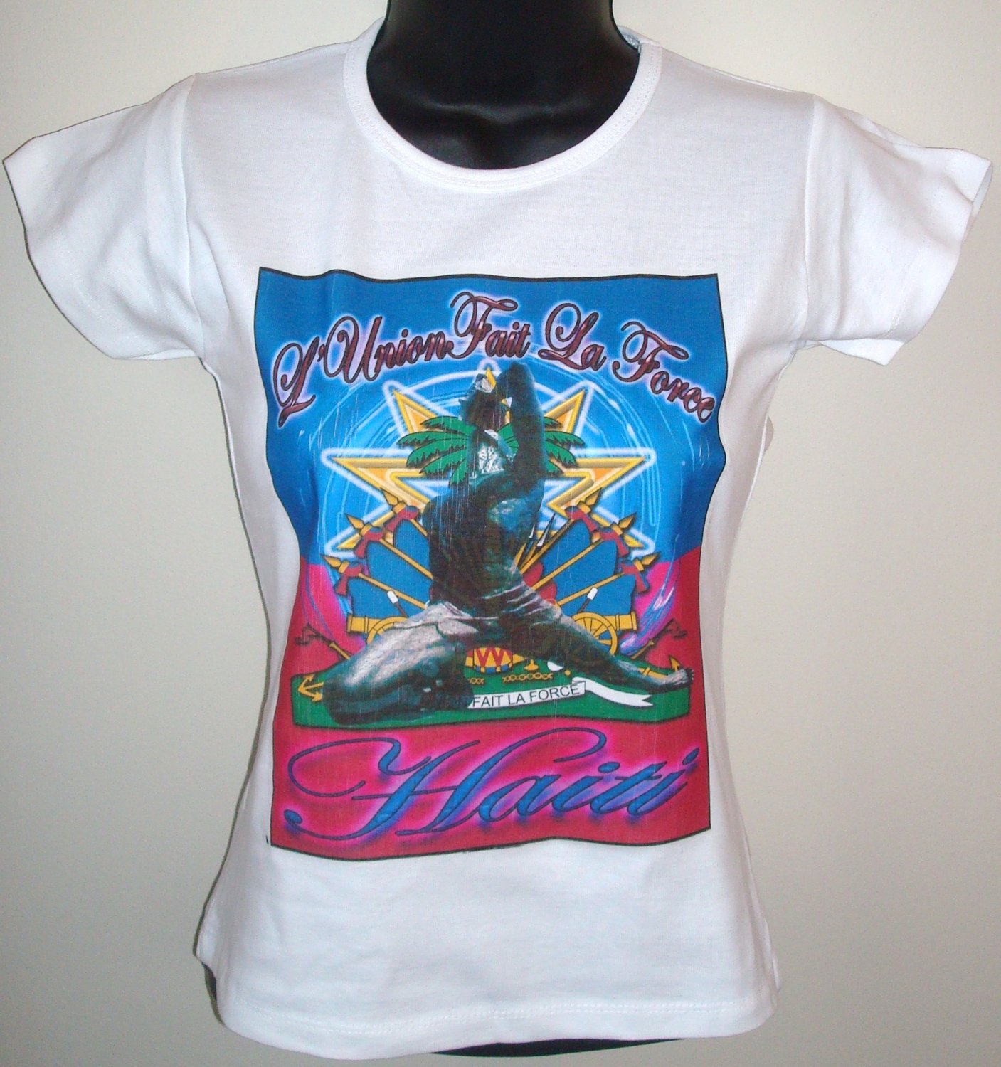 WOMEN HAITI GRAPHIC-TEE (S) SLEEVE