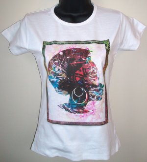 THE TEMPLE  WOMEN GRAPHIC-TEE (S)SLEEVE