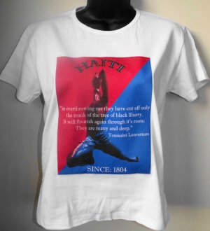 WOMEN HAITI  1804 GRAPHIC-TEE (S) SLEEVE