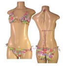 "Biki Active"-Junior Stretch Beach Scene Print Bikini-Single Pair-Size Large