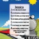 Personalized Train Name Poem