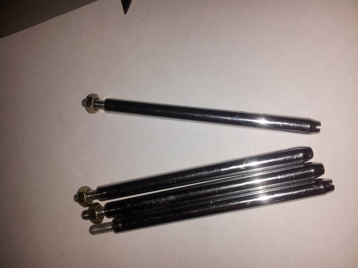 6mm O.D. shafts with threaded ends