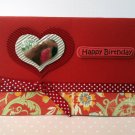 Anniversary Card - Shiny Red Heart