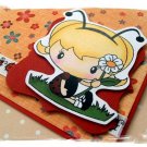 Thank You Card - Sweet Little Lady Bug Girl
