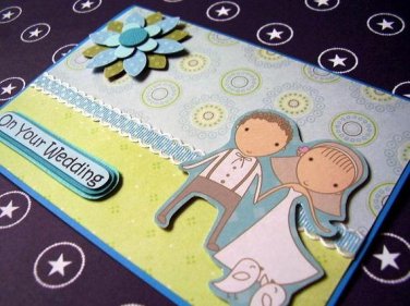 Wedding Card - Lovely Couple Strolling at the Park