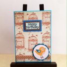 Birthday Handmade Card - Singing Bird