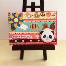 Birthday Handmade Card - Panda