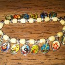Set of Two Religious Charm Bracelet