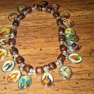 Set of Two Religious Charm Bracelet
