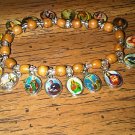 Set of Two Religious Charm Bracelet