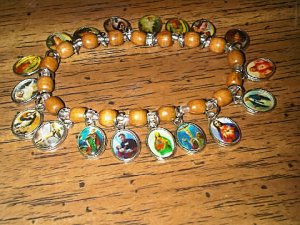 Set of Two Religious Charm Bracelet