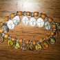 Set of Two Religious Charm Bracelet