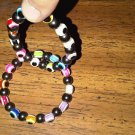 Set of Six Magnetic Hematite Multicolored Bracelets