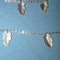 Fallen Leaf Silver Necklace & Bracelet Set