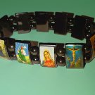 Religious Hematite Bracelet