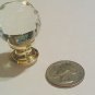 Set of Eight (8)  Baldwin Brass Crystal Cabinet Knobs