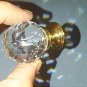 Set of Eight (8)  Baldwin Brass Crystal Cabinet Knobs