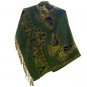 china yunnan ethnic clothing  jacquard shawl in pattern of butterfly