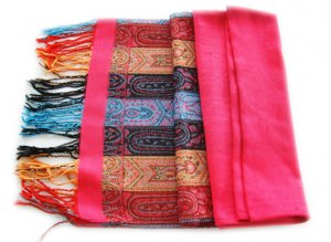 tibetan mercerized cotton  scarf tibetan scheme of three colors