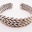 miao silver jewelry bracelet interesting double plaits