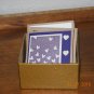 Gold Note Card Box