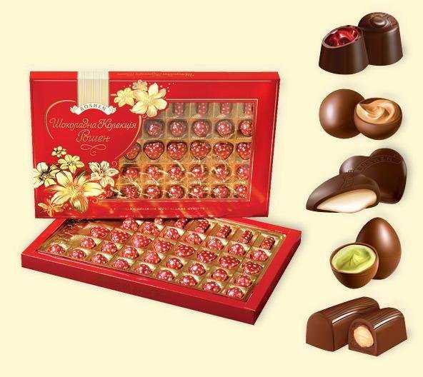 "Chocolate collection Roshen" 312 g.- Chocolate in Gift box