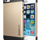 Spigen Slim Armor Case for iPhone 5/5S - Retail Packaging - Champagne Gold