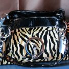 Eye-Catching Zebra-Striped Handbag