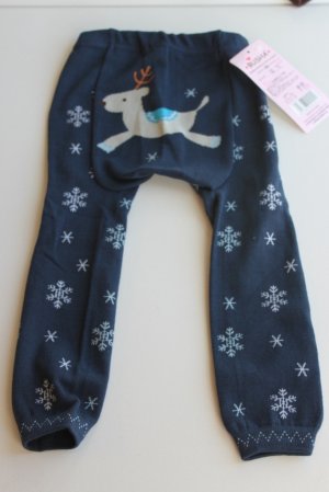 Size 80 Blue Reindeer Leggings